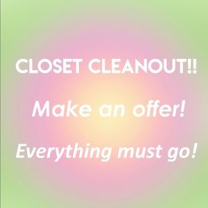 CLOSET CLEANOUT